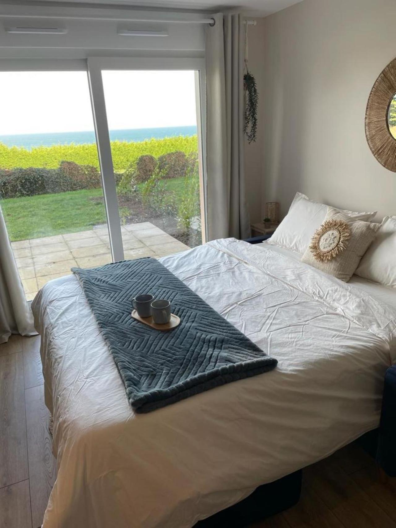 Bienvenue Au Studio L'Escale Bleue Avec Vue Mer Et Sur Le Cap Frehel 圣卡勒吉勒多 外观 照片