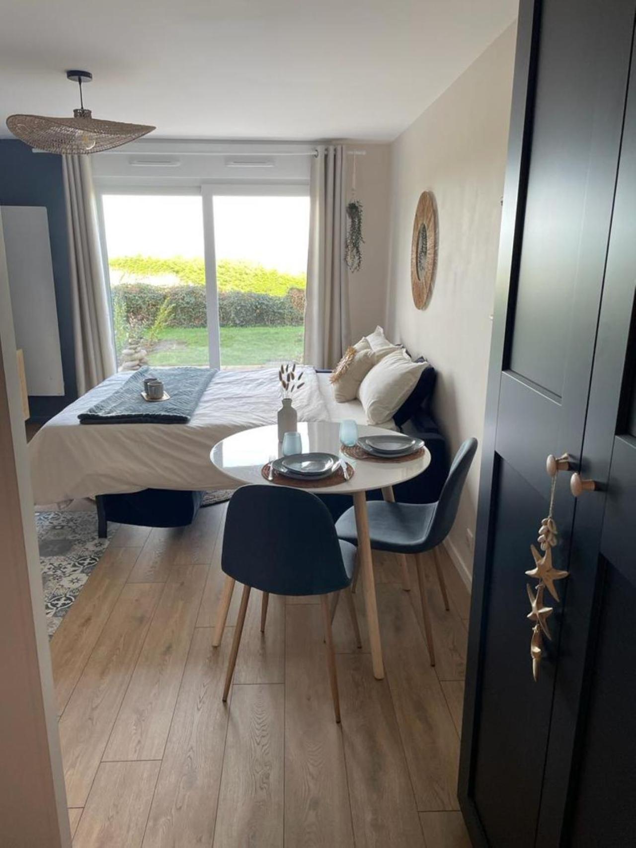Bienvenue Au Studio L'Escale Bleue Avec Vue Mer Et Sur Le Cap Frehel 圣卡勒吉勒多 外观 照片