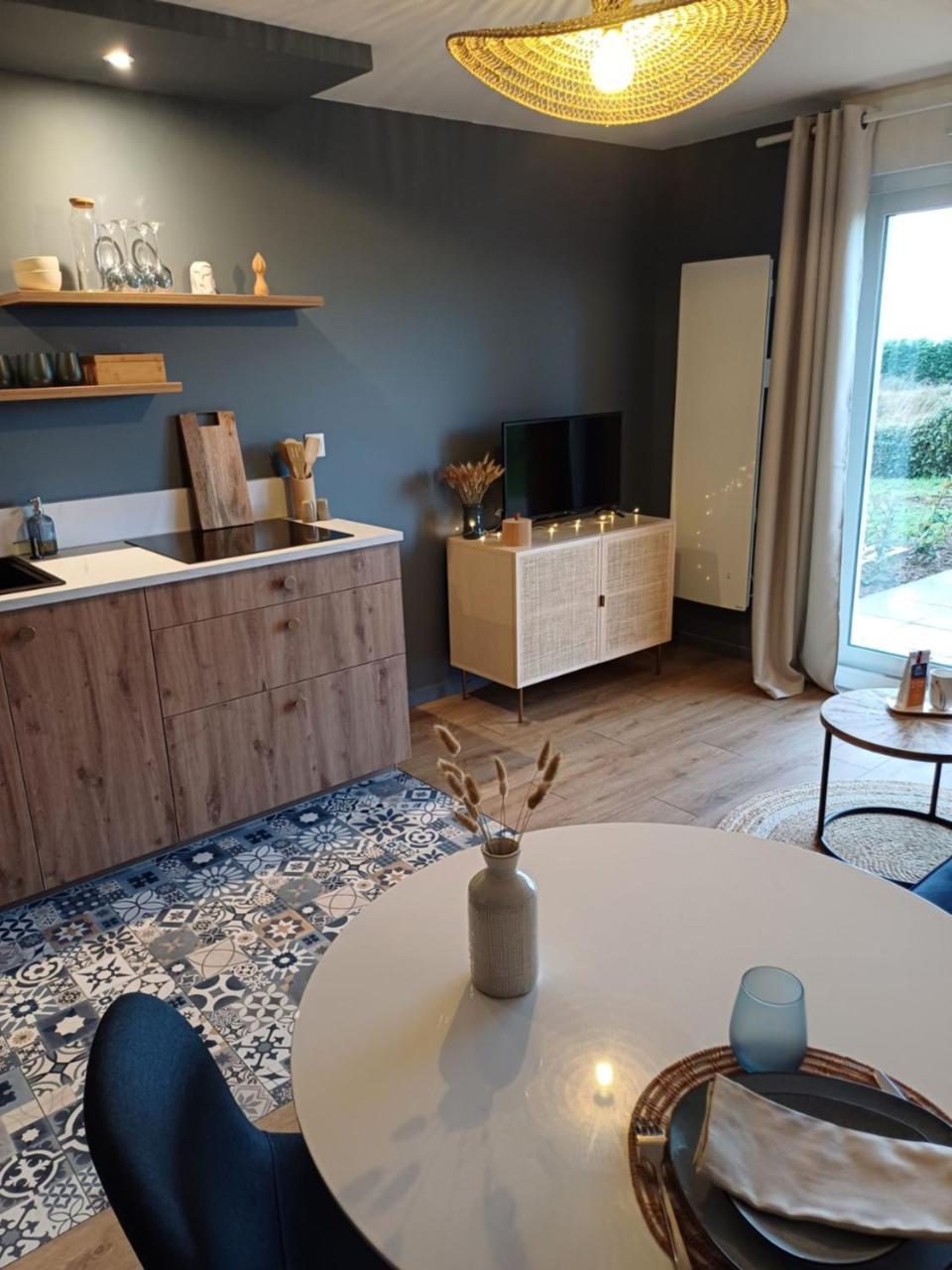 Bienvenue Au Studio L'Escale Bleue Avec Vue Mer Et Sur Le Cap Frehel 圣卡勒吉勒多 外观 照片