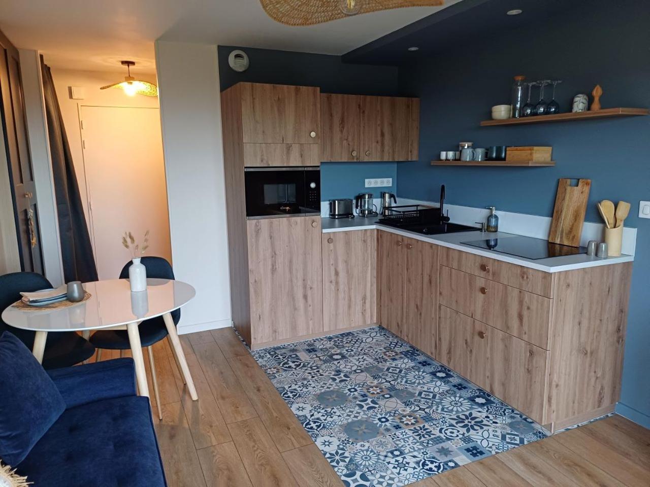 Bienvenue Au Studio L'Escale Bleue Avec Vue Mer Et Sur Le Cap Frehel 圣卡勒吉勒多 外观 照片