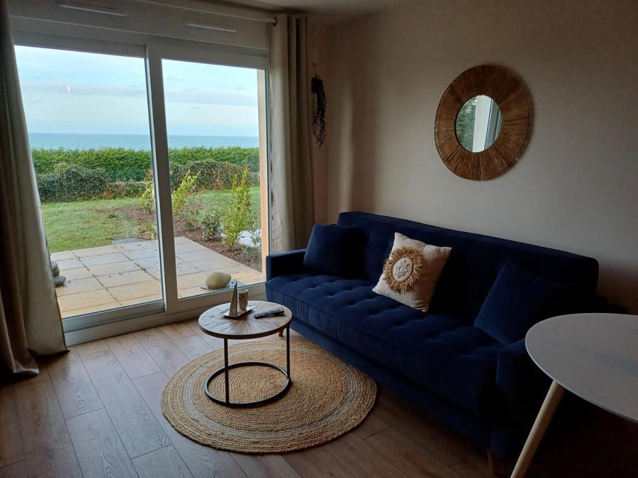 Bienvenue Au Studio L'Escale Bleue Avec Vue Mer Et Sur Le Cap Frehel 圣卡勒吉勒多 外观 照片