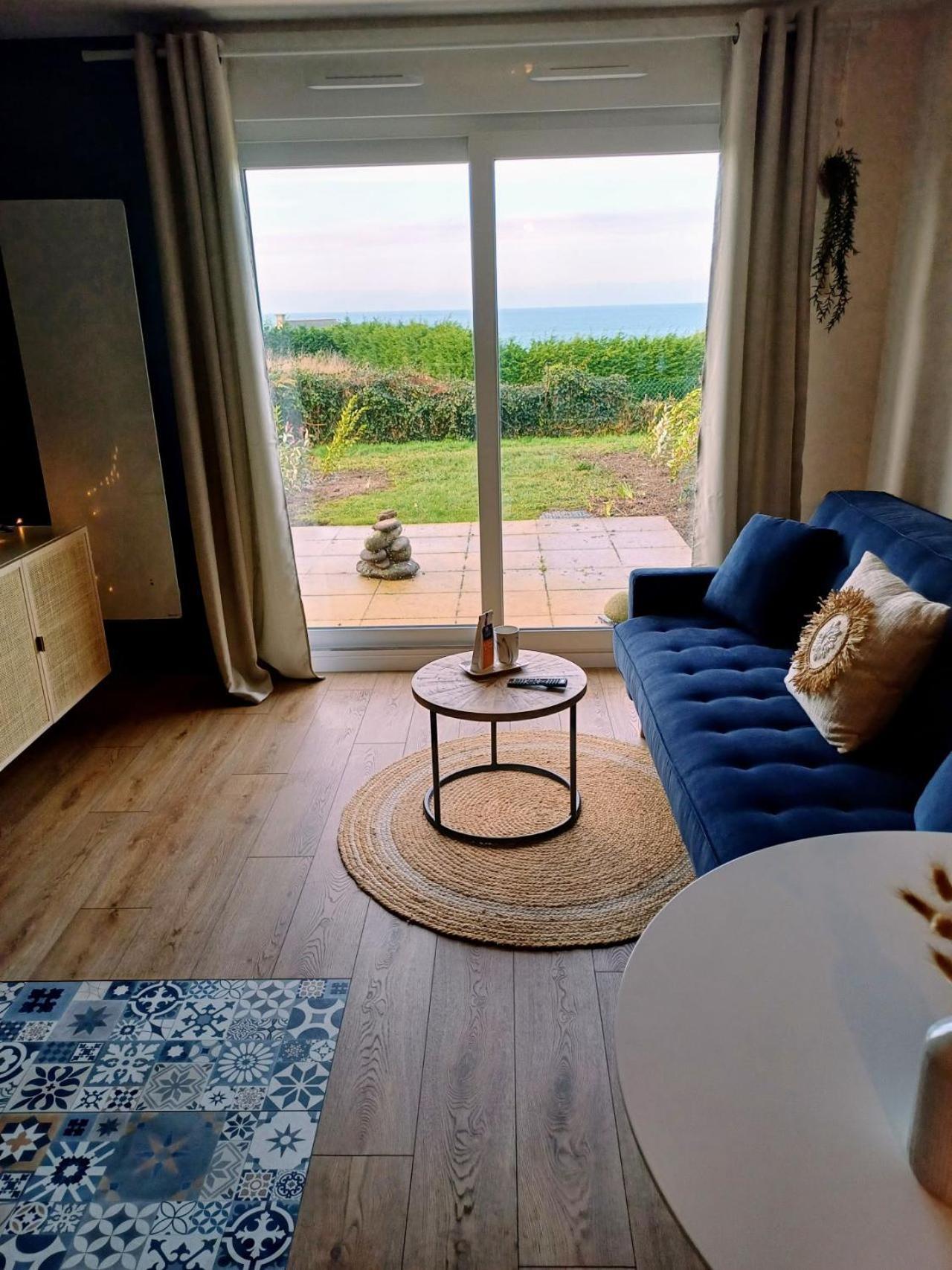 Bienvenue Au Studio L'Escale Bleue Avec Vue Mer Et Sur Le Cap Frehel 圣卡勒吉勒多 外观 照片